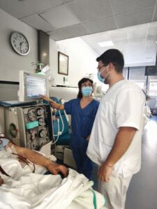 Sesión terapia Nefrología HUJ